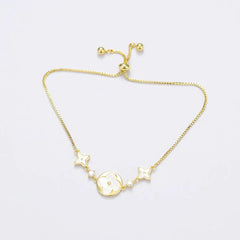 Female Yellow Slim Chain Simple Necklace Fashion Trendy Glitter Sparking Lightweight Customized Bulk Order Jewelry Accessories