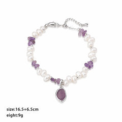 Fashion Pearl Elegant Copper Bracelets for Girls Sweet Dainty Jewelry for Women Ladies Wholesale China Manufacturer Bulk