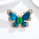 Fashion Glamorous Charms Butterfly Glitter Brooches for Girls Fancy Sweet Pins Jewelry for Women Ladies Accessories Hot Sale