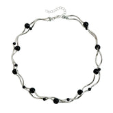 Fashion Beads Mental Simple Minimalistic Necklaces for Girls Choker Charms Fine Jewelry for Women Ladies Accessories Wholesale