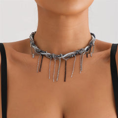 Fashion Beads Tassel Layered Wearing Necklaces for Girls Sweet Spicy Jewelry for Women Ladies Accessories Chinese Supplier