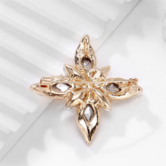 Fashion Glitter Rhinestone Sparking Brooches for Girls Luxury Simple Elegant Pins Jewelry for Women Ladies Accessories Hot Sale