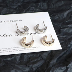 Women Hot Sale High Quality Medium Hoop Earring Fashion Elegant Vintage Dainty Charms Bulk Order Jewelry Accessories for Causal