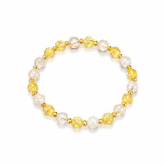 Female Yellow White Blue Crystal Energy Bracelet Simple Fashion Charms Factory Price Low MOQ in Stock Jewelry for Women Daily