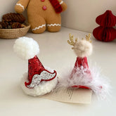 2025 Christmas Hat Rein Deer Hair Clips for Baby Girls Cute Sweet Alligators for Kids Children Hair Accessories Chinese Supplier
