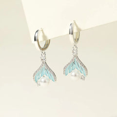 Fashion Elegant Imitation Pearl Drop Earrings for Girls Fine Charm Luxurious Jewelry for Women Ladies Accessories New Fresh