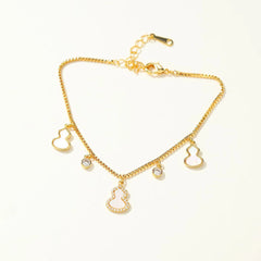 Elegant Luxury Glamorous Charms Bracelets for Girls Chains Sweet Dainty Charms Refined Jewelry for Women Ladies Accessories