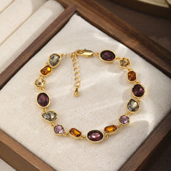Fashion Copper 18K Gold Plated Bracelets for Girls Sweet Luxury Dainty Jewelry for Women Ladies Wholesale China Manufacturer