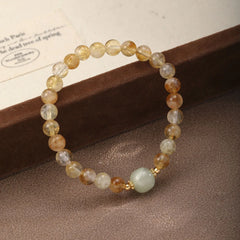 Women Brown Beige Beads Bracelet Factory Price Low MOQ Bulk in Stock Charms Fashion Elegant Vintage Jewelry for Female Daily