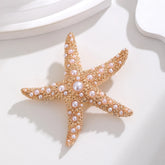 Fashion Sweet Starfish Sweet Trendy Brooches for Girls Glamorous Hot Sale Cute Pins Jewelry for Women Ladies Accessories Chic