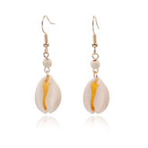Fashion Shell Animals Drop Earrings for Girls Sweet Elegant Glamorous Boho Jewelry for Women Ladies Accessories Teenager Female