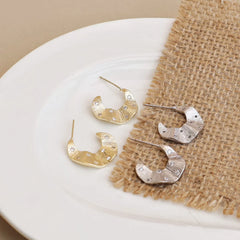 Refined Fashion Elegant Trendy Stylish Hoop Earrings for Girls Elegant Luxury Jewelry for Women Ladies Accessories Wholesale