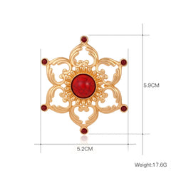 Fashion Simple Flowers Sweet Brooches for Girls Trendy Stylish Graceful Pins Jewelry for Women Ladies Accessories Hot Sale