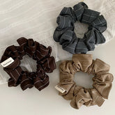 Fashion Simple Solid Color Scrunchies for Girls Elegant Graceful Hair Ties for Women Ladies Hair Accessories Chinese Supplier