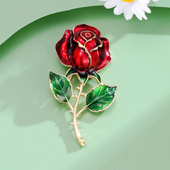 Fashion Flowers Floral Rose Elegant Brooches for Girls Sweet Trendy Cute Pins Jewelry for Women Ladies Accessories Wholesale