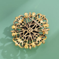 Fashion Vintage Elegant Retro Luxury Brooches for Girls Glamorous Charms Pins Jewelry for Women Ladies Accessories Wholesale
