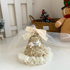 2025 Christmas Birthday Ribbon Bowknot Hair Clips for Baby Girls Sweet Cute Elegant Alligators for Kids Child Hair Accessories