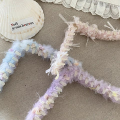Women Winter Autumn Fluffy Hot Sale Banana Clips Fashion Sweet Trendy Elegant Wholesale in Stock Hair Clips Accessory for Daily