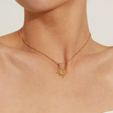 Fashion Simple Sweet Sun Trendy Necklaces for Girls Stylish Elegant Glamorous Jewelry for Women Ladies Accessories Wholesale