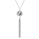 Fashion Simple Minimalistic Tassel Sweater Chain Necklaces for Girls Sweet Elegant Trendy Jewelry for Women Ladies Accessories