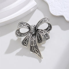 Fashionable Dainty Glamorous Bowknot Brooches for Girls Sweet Elegant Charms Pins Jewelry for Women Ladies Accessories Wholesale