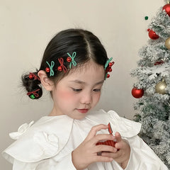 2025 Christmas Santa Claws Classic Scrunchies for Baby Girls Cute Sweet Fashion Hair Ties for Kids Children Hair Accessories