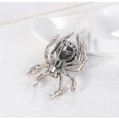 Fashion Luxury Glitter Sparking Spider Brooches for Girls Animals New Design Pins Jewelry for Women Ladies Accessories Wholesale