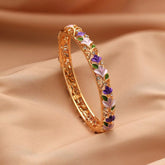 Vintage Floral Flower Art Deco Bangles for Girls Dainty Luxurious Jewelry for Women Ladies Accessories Chinese Suppliers Latest