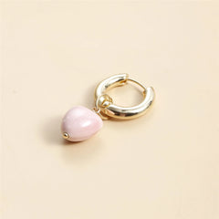 Fashion Sweet Heart Irregular Drop Earrings for Girls Elegant Trendy Jewellry for Women Ladies Accessories Chinese Supplier