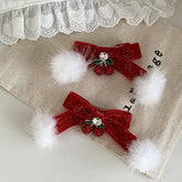 Classic Solid Color Simple Bowknot Hair Clips for Baby Girls Fruits Cherry Alligators for Kids Children Hair Accessories Chic