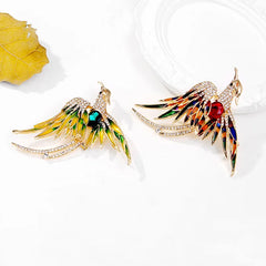 Fashion Birds Sweet Elegant New Design Brooches for Girls Glamorous Pins Jewelry for Women Ladies Accessories Wholesale Chic