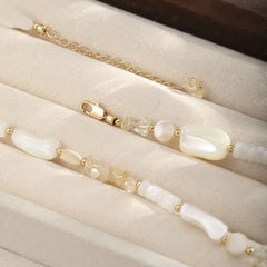 Girls White Crystal Rhinestone Pearl Beads Necklace Low MOQ Factory Price Fashion Charms in Stock Jewelry for Women Daily Causal