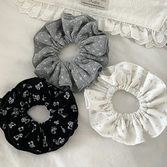 Fashion Cute Animals Solid Color Scrunchies for Girls Simple Elegant Graceful Hair Ties for Women Lady Hair Accessories in Stock