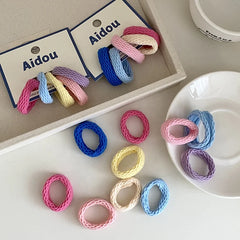 Simple Fashion Sweet High Elastic Scrunchies for Baby Girls Cute Hair Ties for Kids Children Hair Accessories Chinese Suppliers