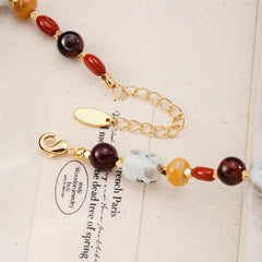 Women Colorful Fashion Natural Tiger Eye Stone Black Hematite Necklace Factory Price Wholesale in Stock Trendy Jewelry for Daily