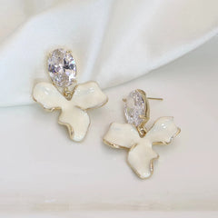 Women Creative Design Irregular Shape Medium Drop Earring Fashion Elegant Luxurious Wholesale Jewelry Accessories for Holiday