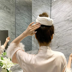 Fashion Solid Color Durable Large Scrunhchies for Girls Sweet Cute Hair Ties for Women Ladies Hair Accessories in Stock Chic