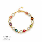 Fashion Glitter Crystal Bracelets for Girls Sweet Elegant Jewelry for Women Ladies Wholesale China Manufacturer Factory Bulk