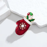 Fashion Cute Christmas Sweet Brooches for Girls Stylish Trendy Glamorous Pins Jewelry for Women Ladies Accessories Hot Sale