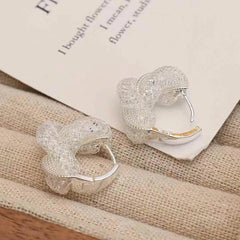 Fashion Simple Luxury Elegant Hoop Earring for Girls Sweet Trendy Stylish Jewelry for Women Ladies Accessories Chinese Supplier