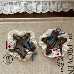 Sweet Cute Star Elegant Hair Clips for Baby Girls Fashion Autumn Snap Clips for Kids Children Hair Accessories Chinese Supplier