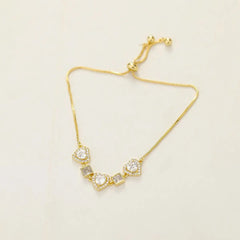 Women Heart Square Yellow Slim Chain Necklace Trendy Fashion Sparking Customized Wholesale High Quality Jewelry Accessories