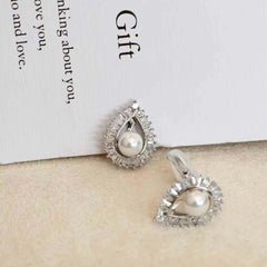 Luxury Glitter Simple Refined Artificial Clip on Earrings for Girls Minimalistic Trendy Jewelry for Women Ladies Accessories