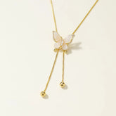 Elegant Trendy Rhinestone Glitter Necklaces for Girls Sweet Fashion Glamorous Charms Jewelry for Women Ladies Accessories Chic