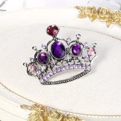 Fashion Luxury Elegant Glitter Sparking Brooches for Girls Crown New Design Pins Jewelry for Women Ladies Accessories Hot Sale