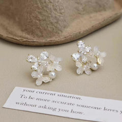 Ladies Irregular Shape Creative Design Small Stud Earring Fashion Elegant Graceful Lightweight Bulk Jewelry Accessory for Daily