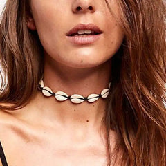 Fashion Special Shell Sweet Trendy Necklaces for Girls Choker Elegant Ocean Boho Jewelry for Women Ladies Accessories Wholesale