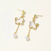 Fashion Elegant Tassel Animals Bowknot Drop Earrings for Girls Sweet Trendy Jewelry for Women Lady Accessories Chinese Supplier