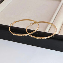 Fashion Simple Classic Minimalistic Hoop Earrings for Girls Sweet Trendy Jewelry for Women Ladies Accessories Chinese Supplier