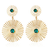 Fashion Trendy Luxury Glitter Drop Earrings for Girls Elegant Glamorous Charms Jewelry for Women Ladies Accessories Wholesale